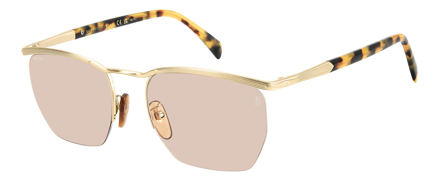 DB 1225/S - Gold Honey Havana - Pink Photochromic Antireflex