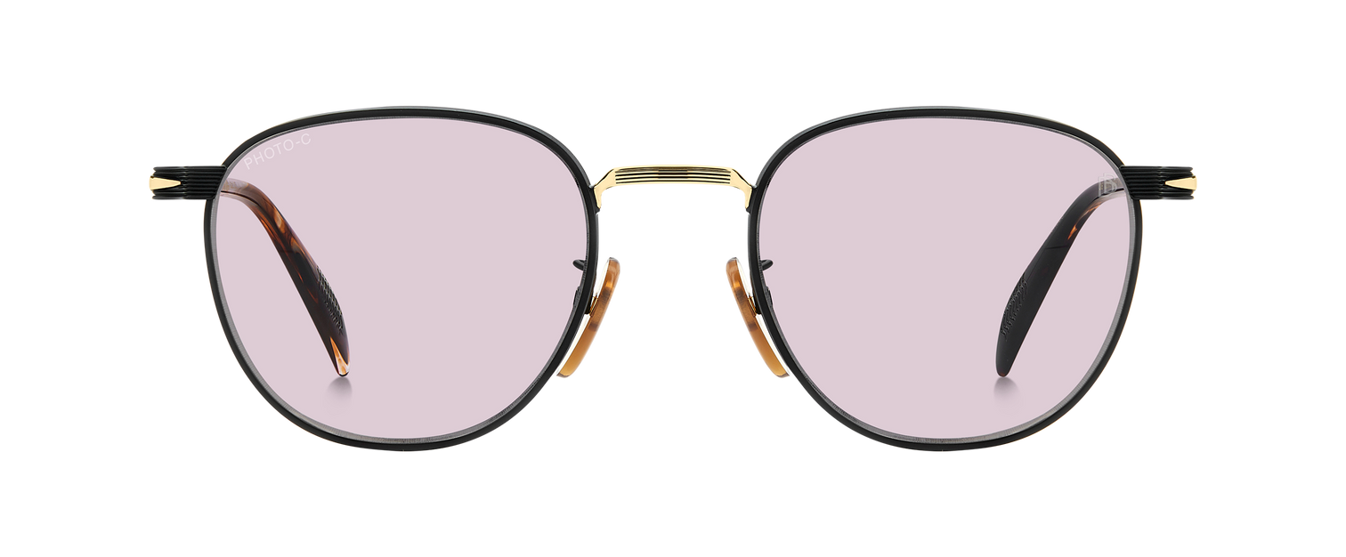DB 1228/S - Matte Black Gold - Violet Photochromic Antireflex