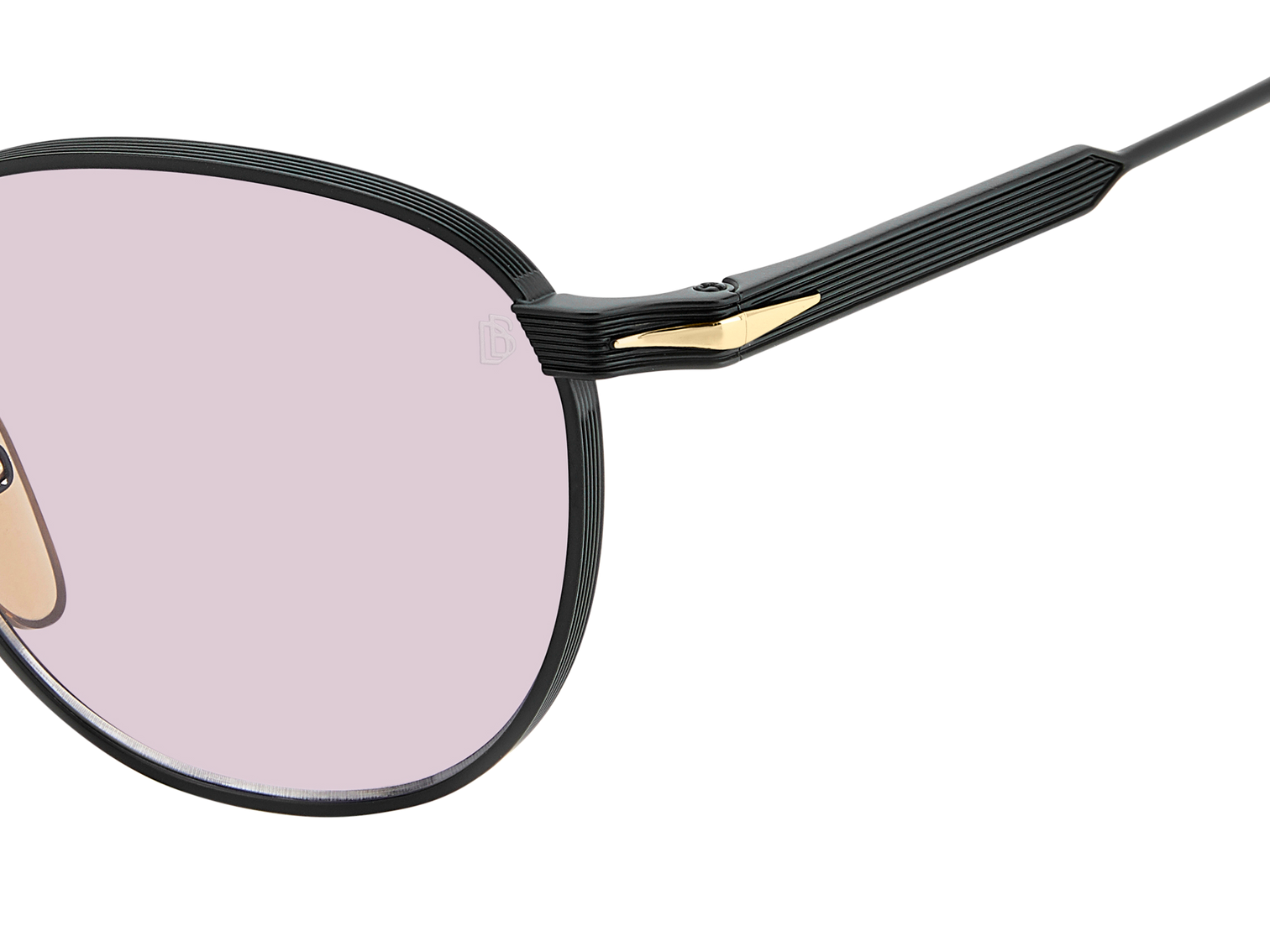 DB 1228/S - Matte Black Gold - Violet Photochromic Antireflex