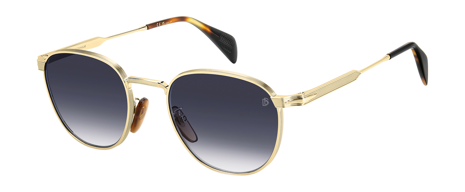 DB 1228/S - Gold Black 2 - Blue Shaded Antireflex