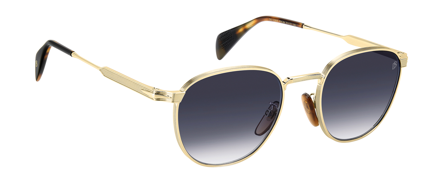 DB 1228/S - Gold Black 2 - Blue Shaded Antireflex