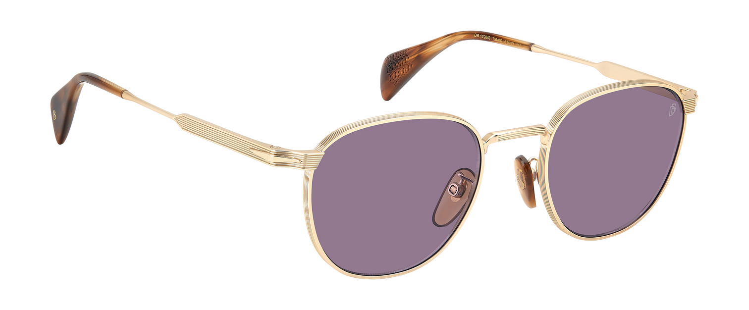 DB 1228/S - Gold Brown Horn - Violet Antireflex