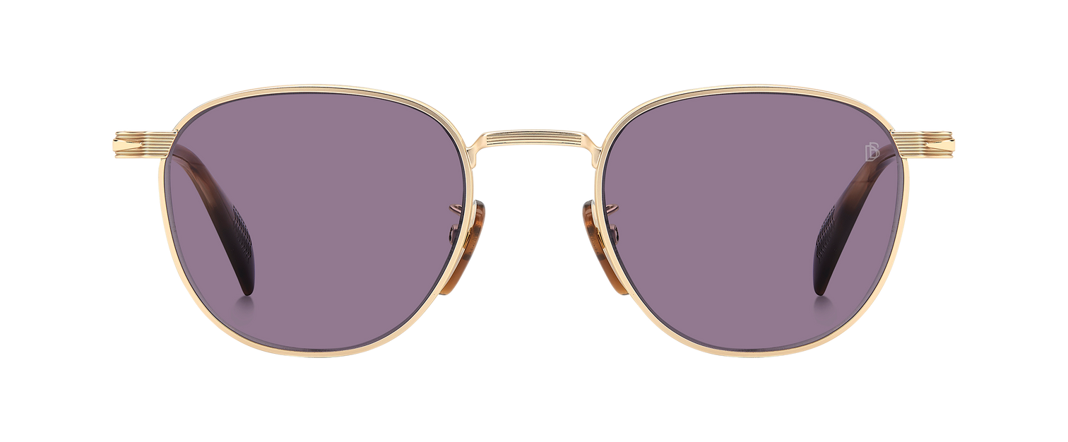 DB 1228/S - Gold Brown Horn - Violet Antireflex