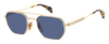 DB 1229/S - Gold Honey Havana - Blue Avio Antireflex
