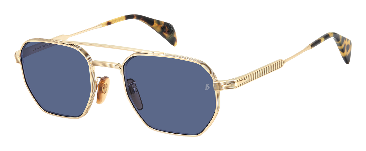 DB 1229/S - Gold Honey Havana - Blue Avio Antireflex