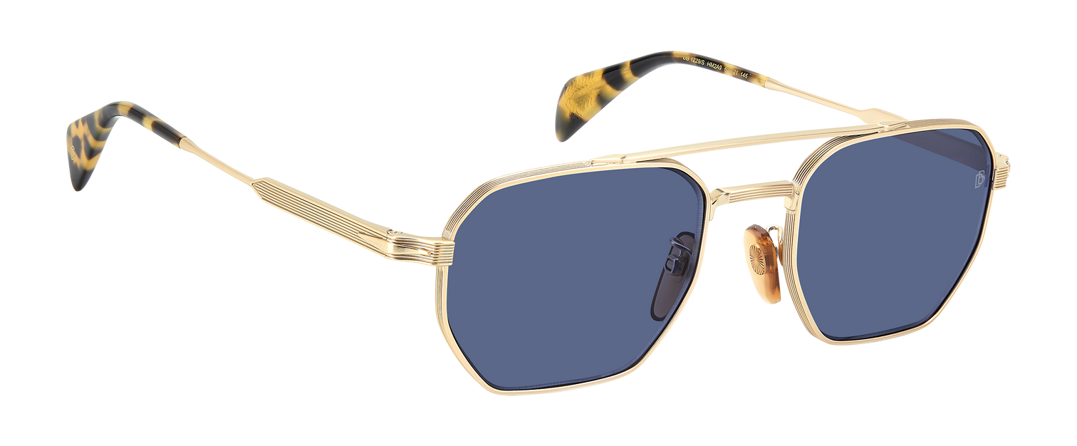 DB 1229/S - Gold Honey Havana - Blue Avio Antireflex