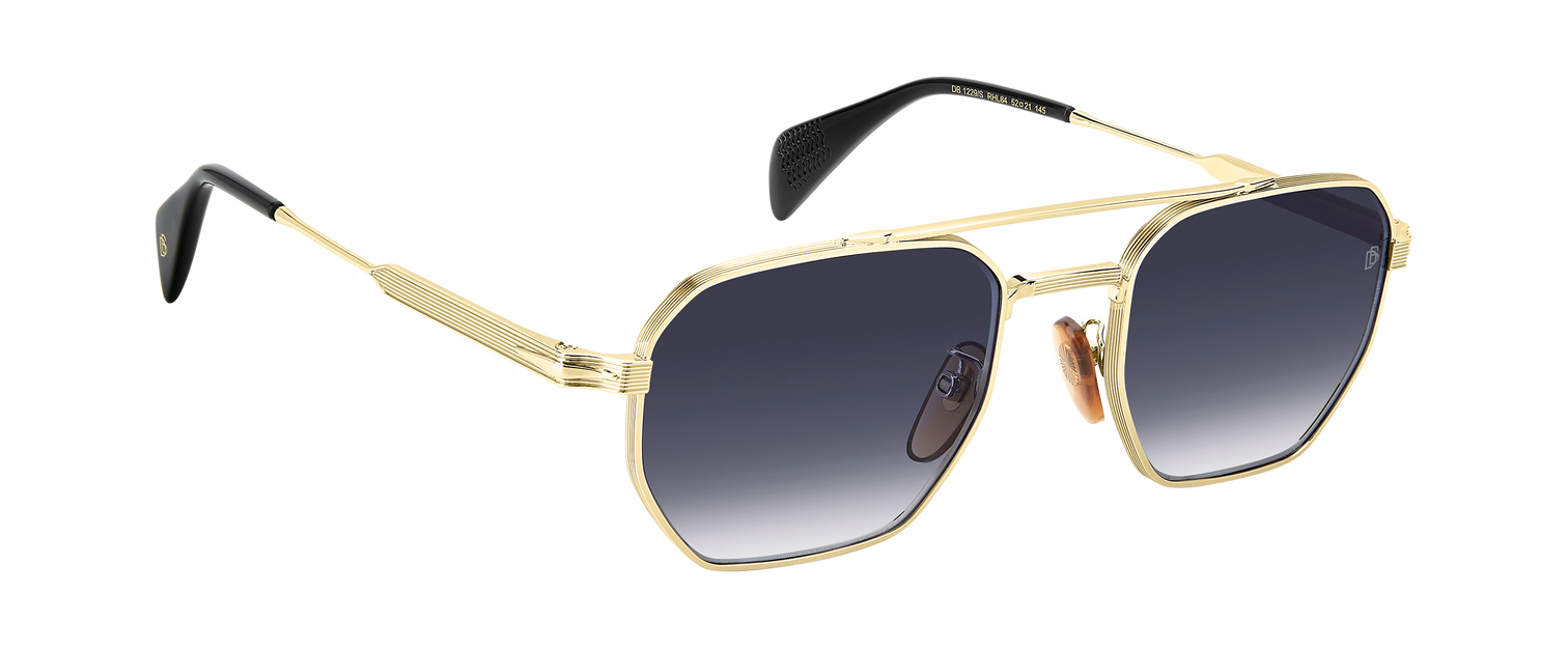 DB 1229/S - Gold Black 2 - Blue Shaded Antireflex