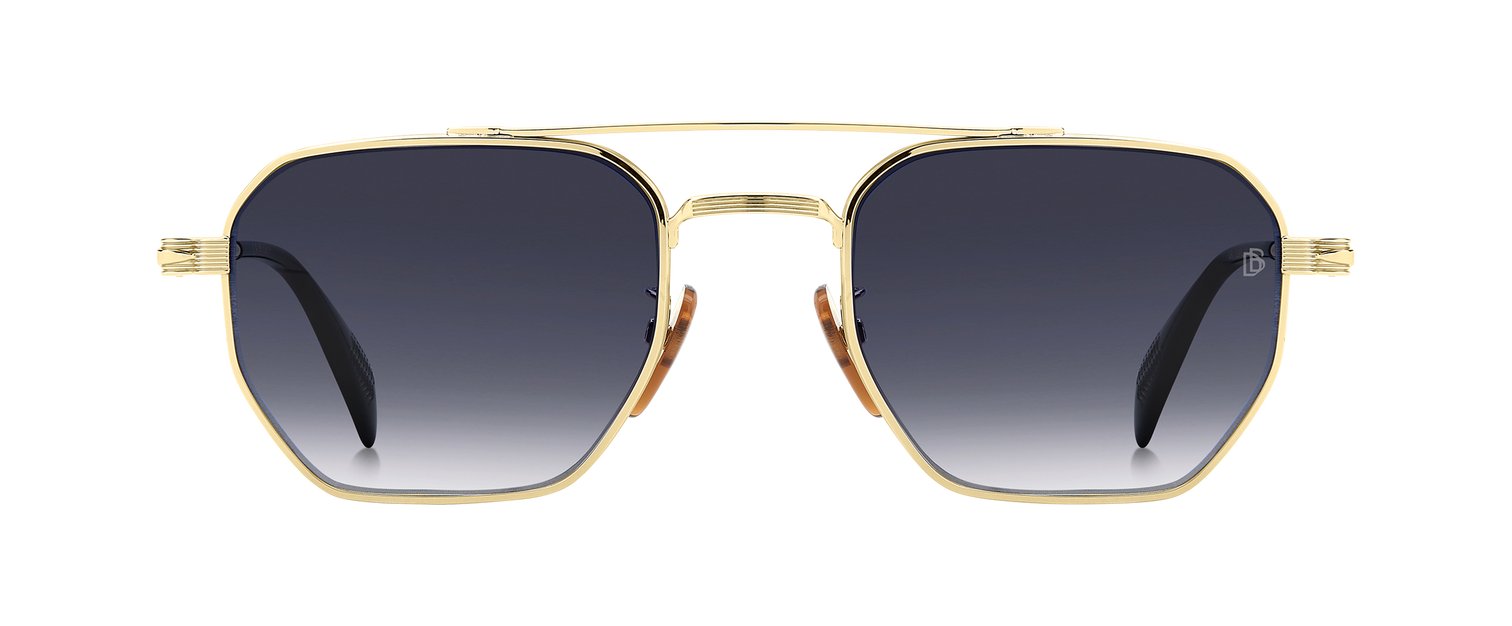 DB 1229/S - Gold Black 2 - Blue Shaded Antireflex