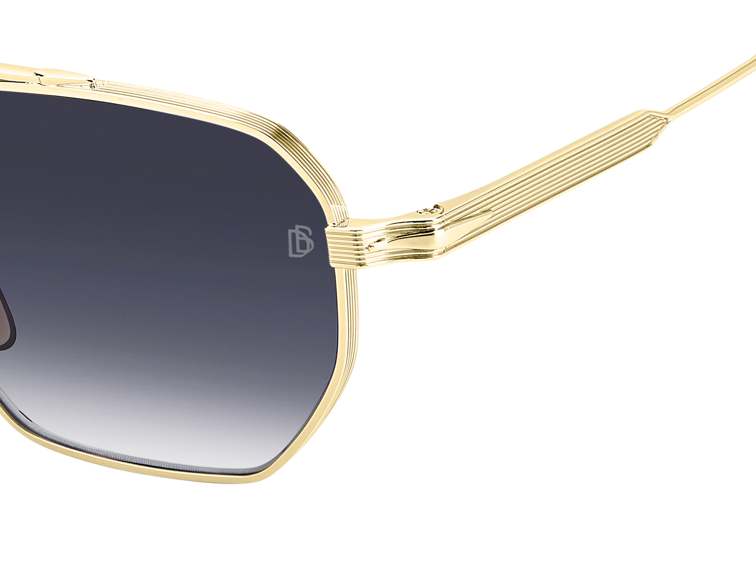 DB 1229/S - Gold Black 2 - Blue Shaded Antireflex