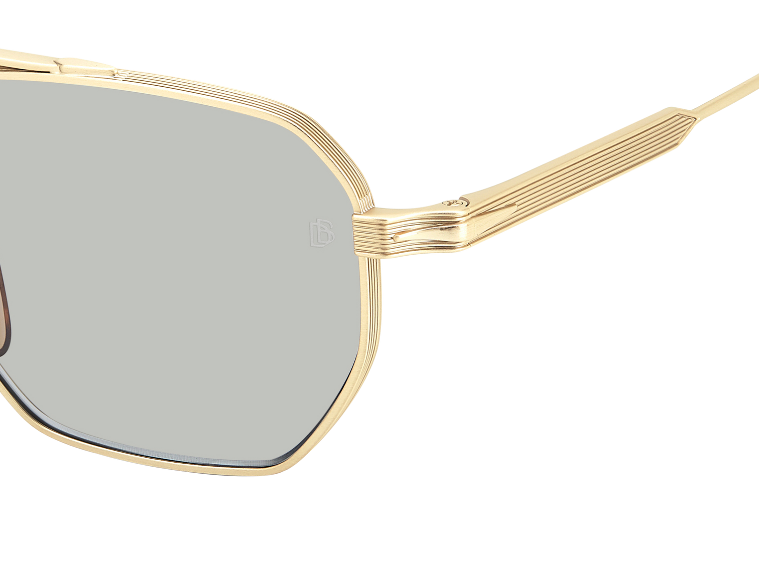 DB 1229/S - Gold Brown Horn - Greenphotochromatic Antireflex