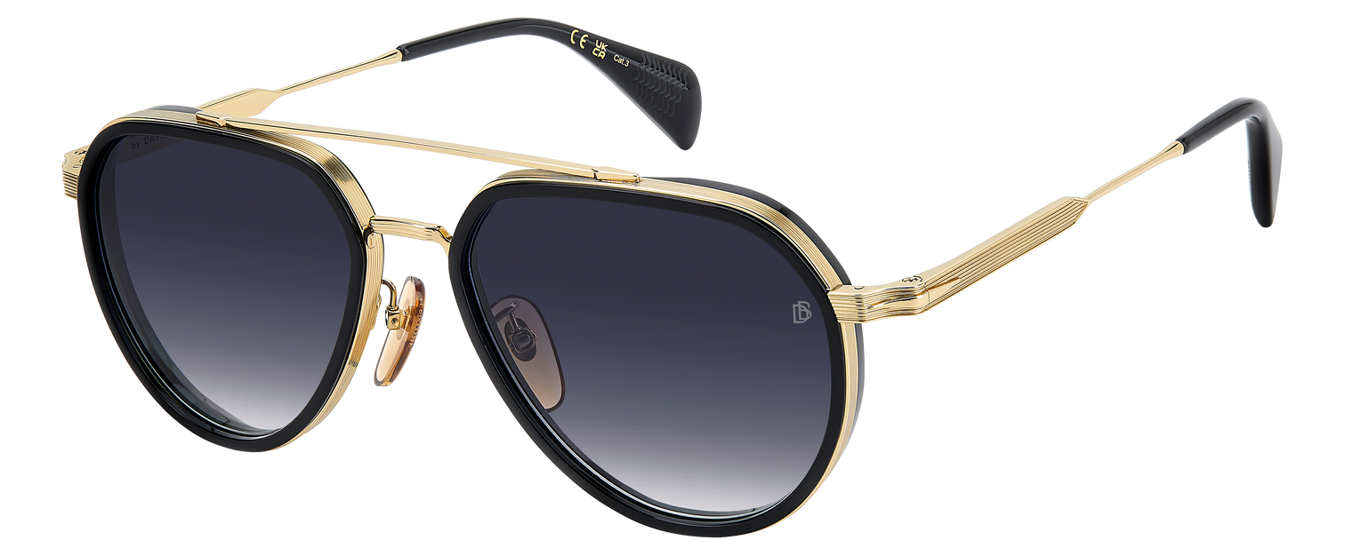 DB 1226/G/S - Gold Schwarz 2 - Blau schattiert Antireflex