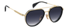 DB 1226/G/S - Gold Schwarz 2 - Blau schattiert Antireflex