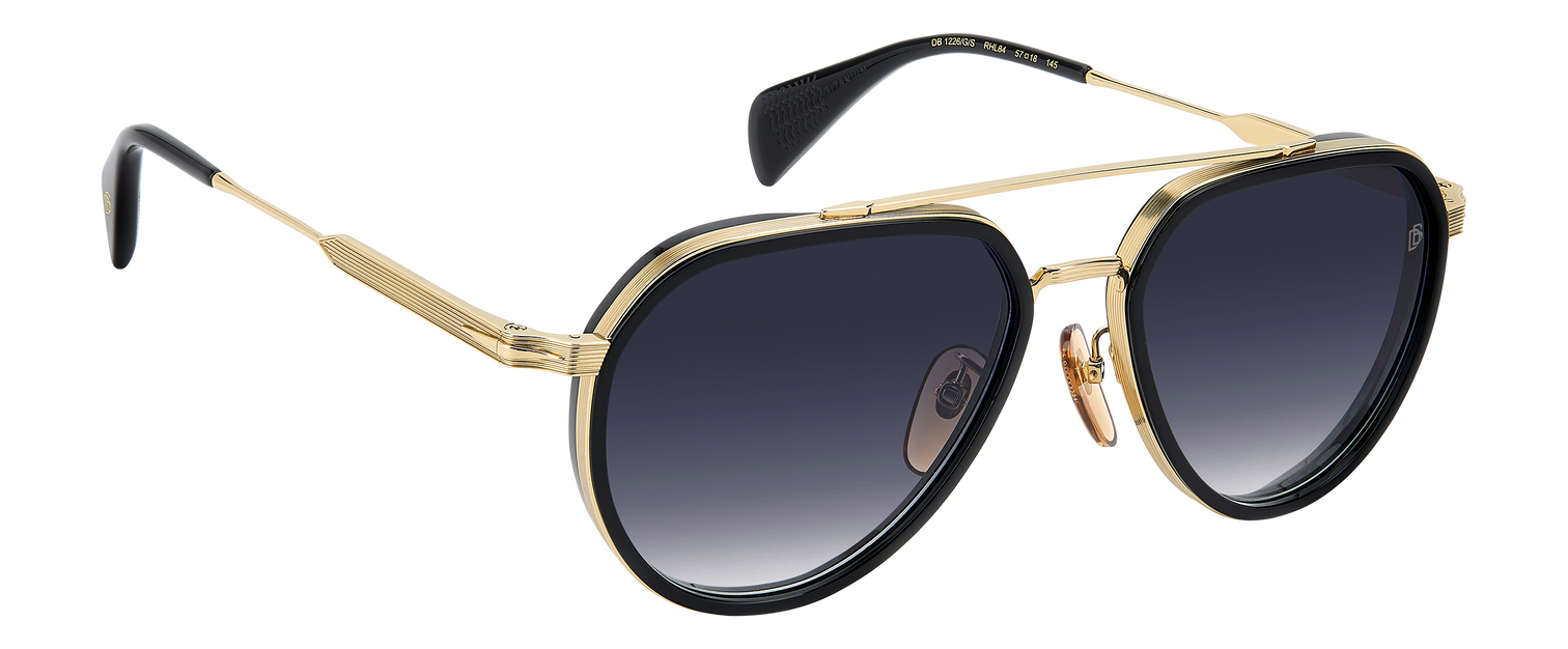 DB 1226/G/S - Gold Schwarz 2 - Blau schattiert Antireflex