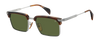 DB 1227/G/S - Brown Horn Silver - Green Antireflex