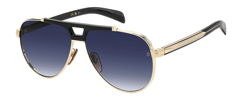 DB 7169/S - Gold Black - Blue Shaded