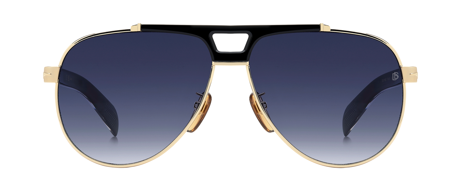 DB 7169/S - Gold Black - Blue Shaded