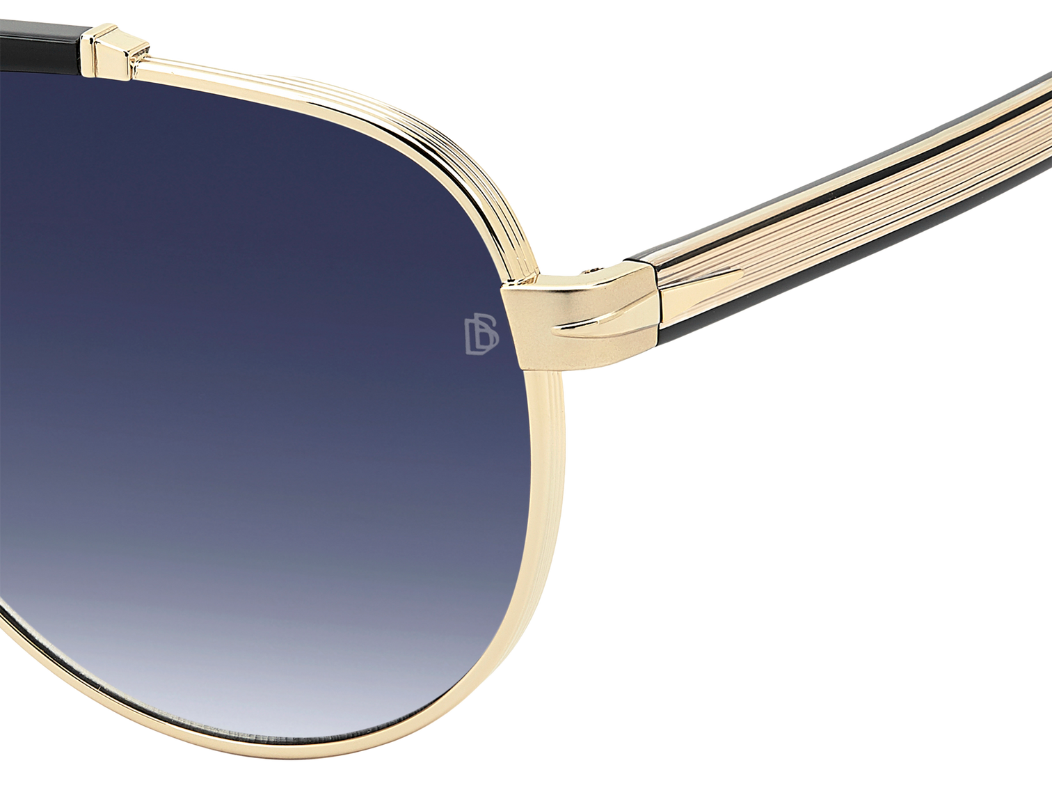 DB 7169/S - Gold Black - Blue Shaded