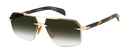 DB 7170/S - Gold Brown Havana - Green Shaded Antireflex