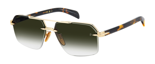 DB 7170/S - Gold Brown Havana - Green Shaded Antireflex