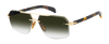 DB 7170/S - Gold Brown Havana - Green Shaded Antireflex