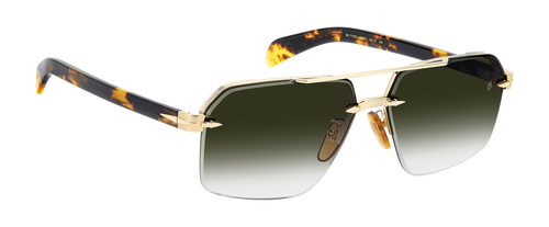 DB 7170/S - Gold Brown Havana - Green Shaded Antireflex