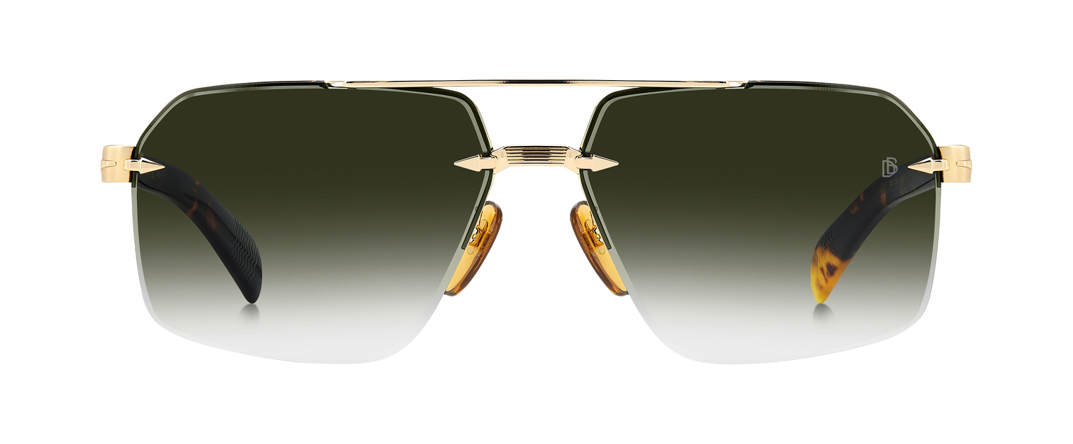 DB 7170/S - Gold Brown Havana - Green Shaded Antireflex