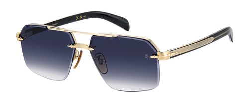 DB 7170/S - Gold Black - Blue Shaded Antireflex