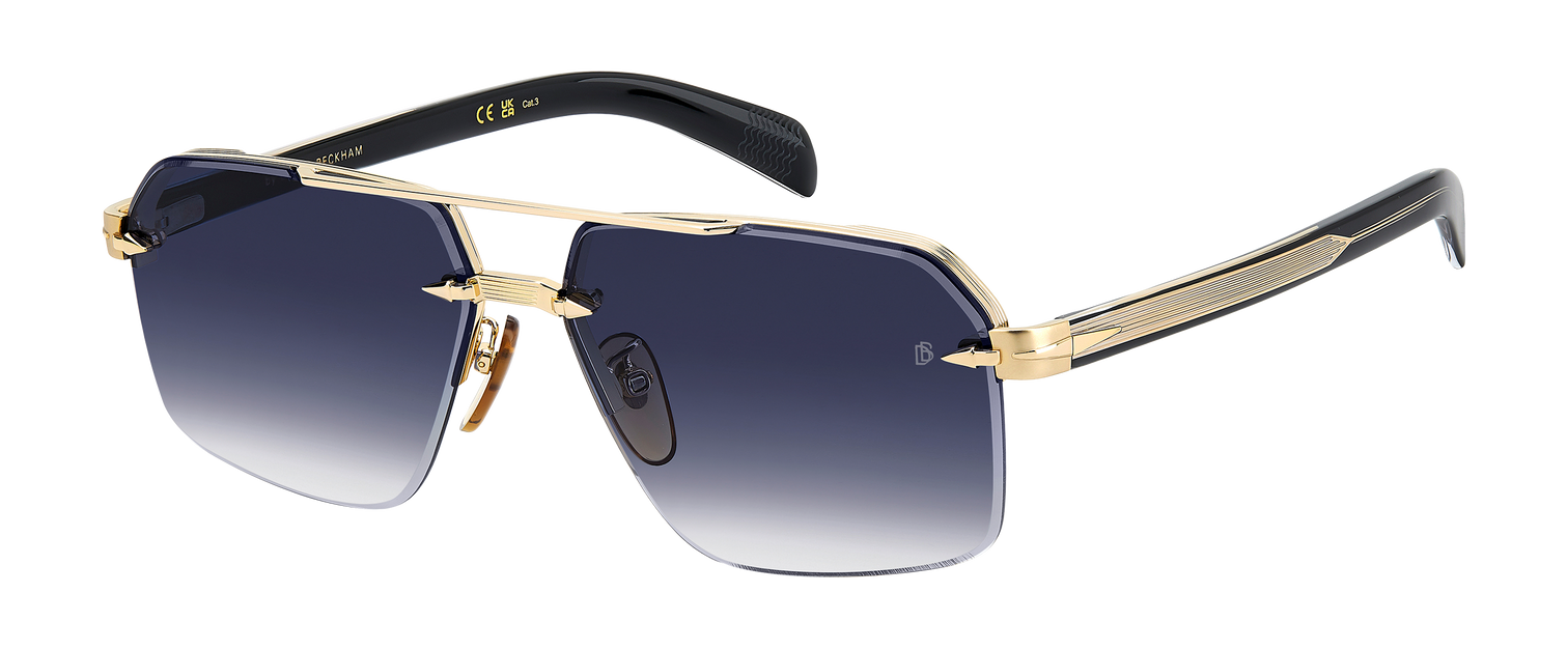 DB 7170/S - Gold Black - Blue Shaded Antireflex