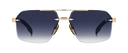 DB 7170/S - Gold Black - Blue Shaded Antireflex