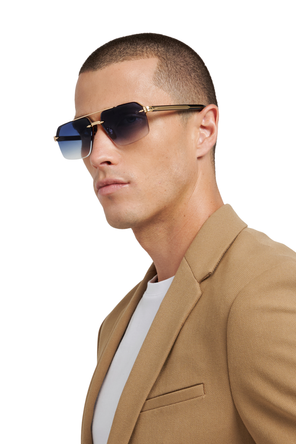 DB 7170/S - Gold Black - Blue Shaded Antireflex