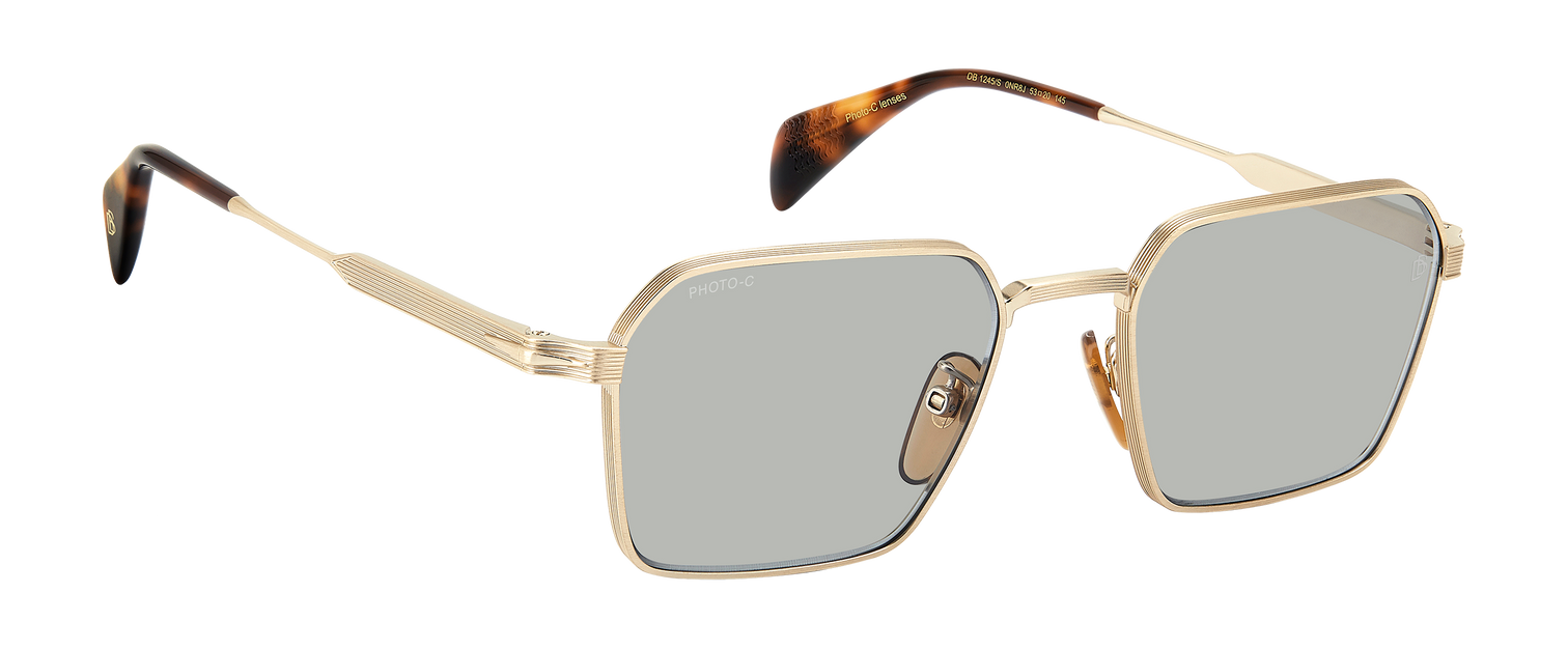 DB 1245/S - Gold Brown Havana - Greenphotochromatic Antireflex