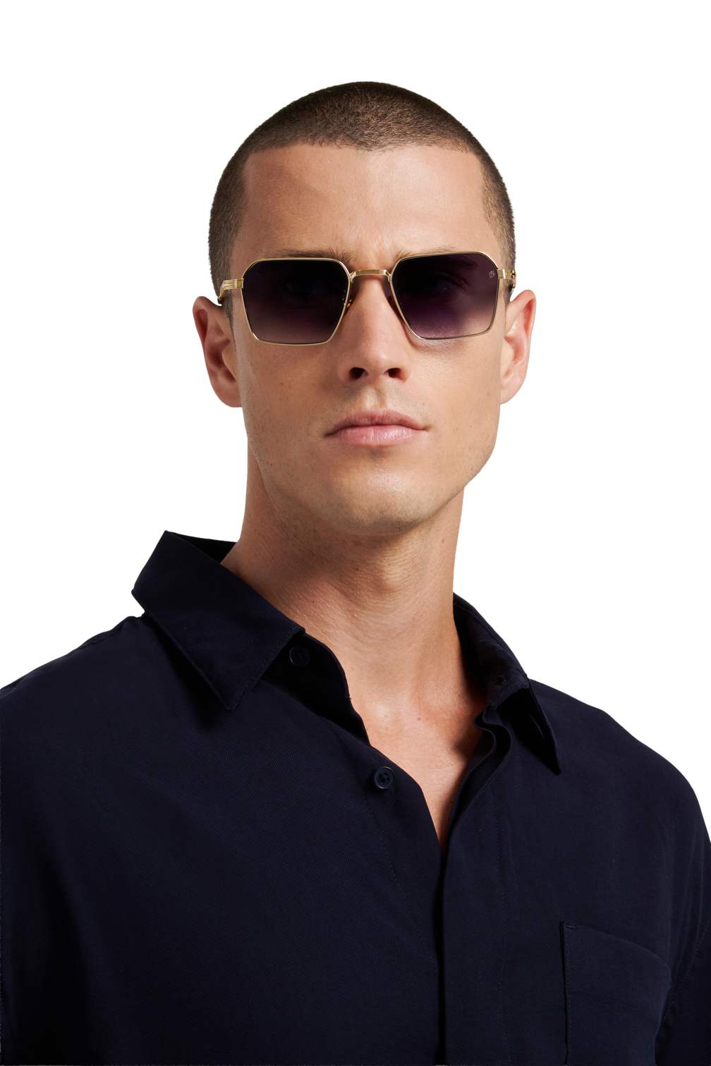 DB 1245/S - Gold - Blue Shaded Antireflex