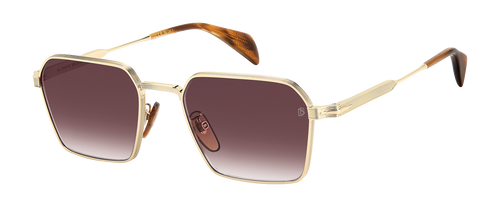 DB 1245/S - Gold Brown Horn - Violet Shaded Antireflex