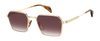 DB 1245/S - Gold Brown Horn - Violet Shaded Antireflex