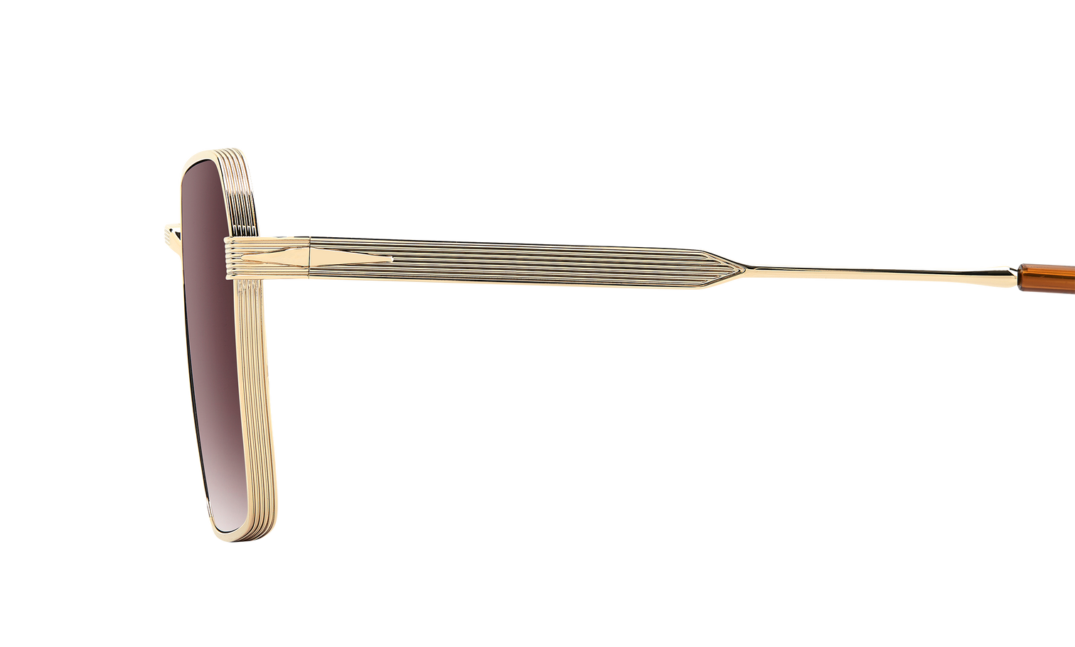 DB 1245/S - Gold Brown Horn - Violet Shaded Antireflex