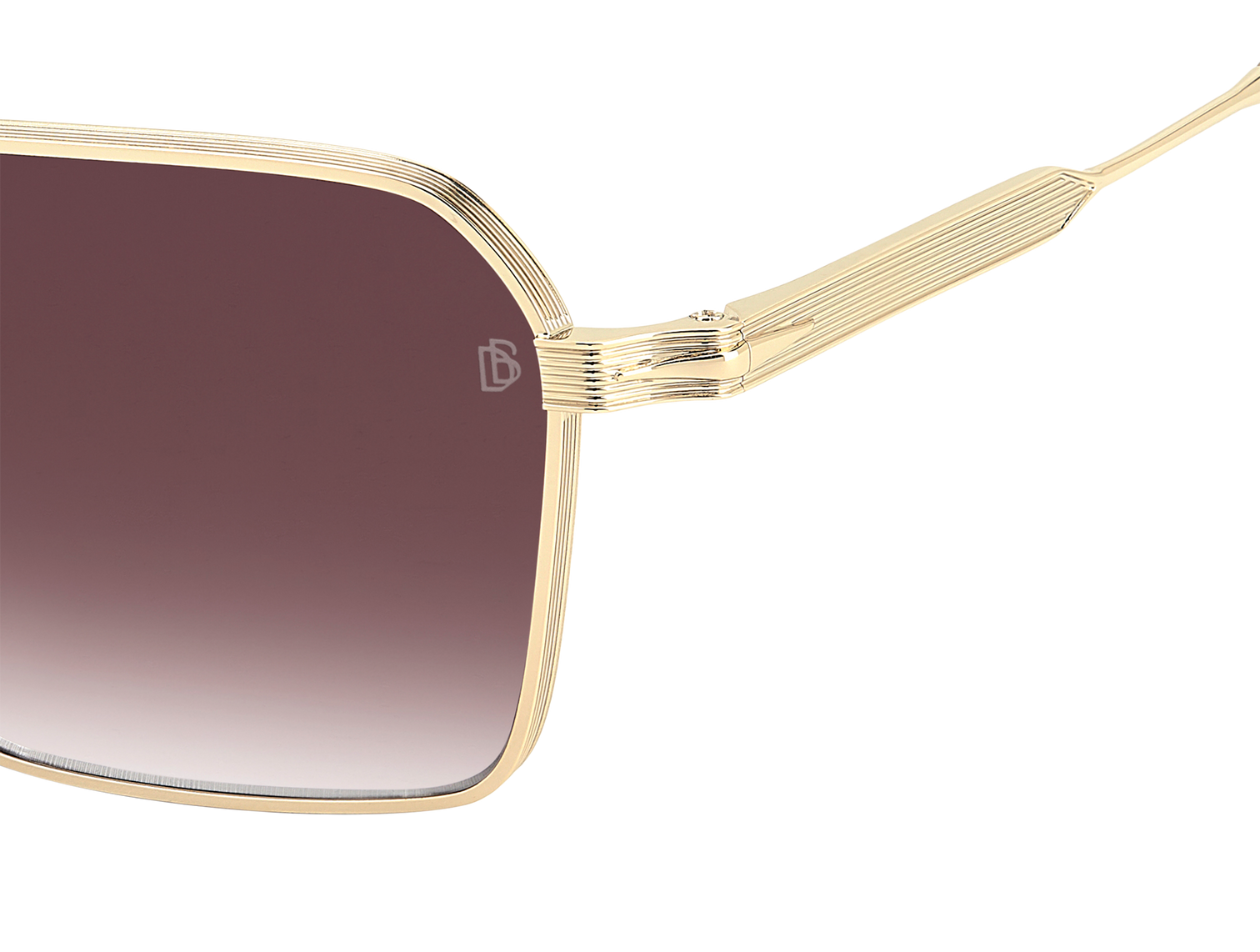 DB 1245/S - Gold Brown Horn - Violet Shaded Antireflex