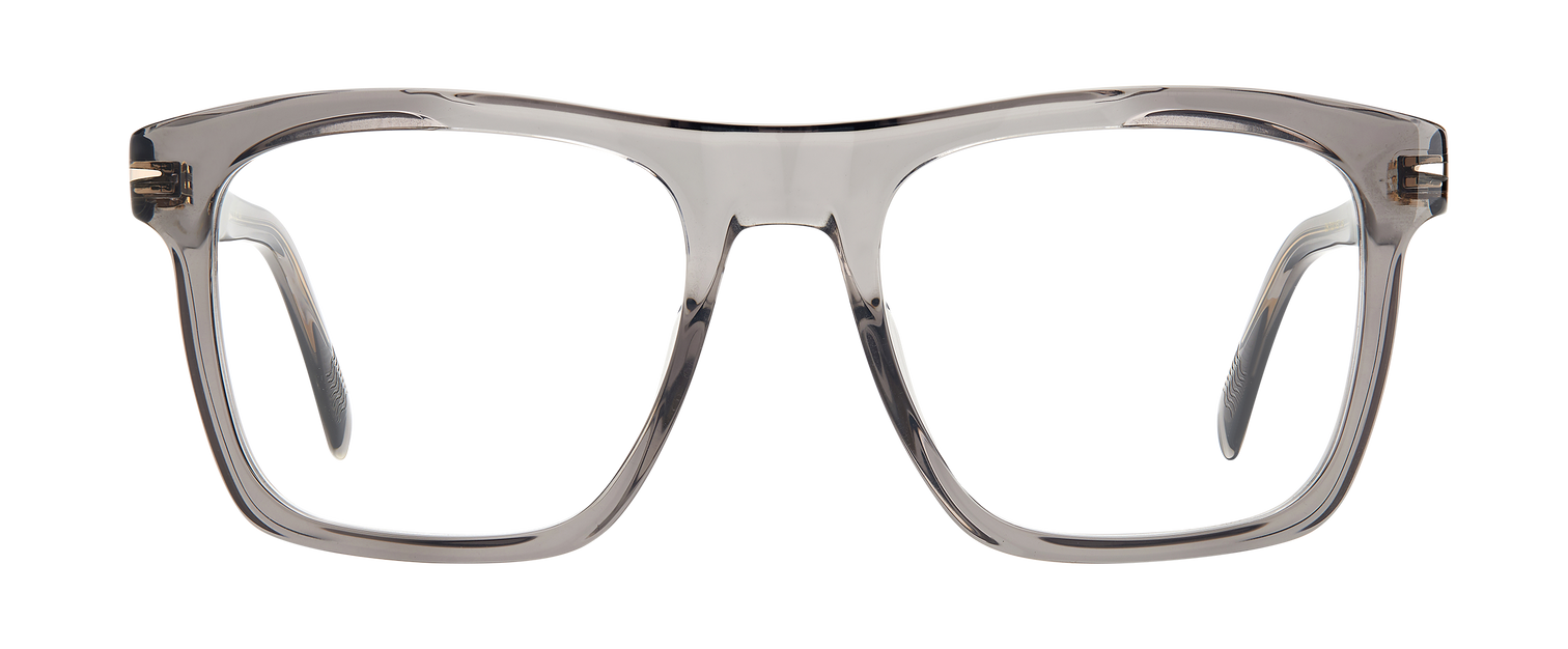 DB 7020 Transparent Grey Frames 103471 EYEWEAR by DAVID