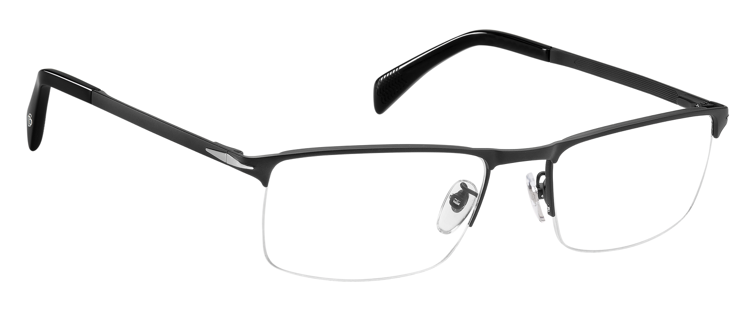 DB 7034 Matte Black Frames 103940 EYEWEAR by DAVID BECKHAM