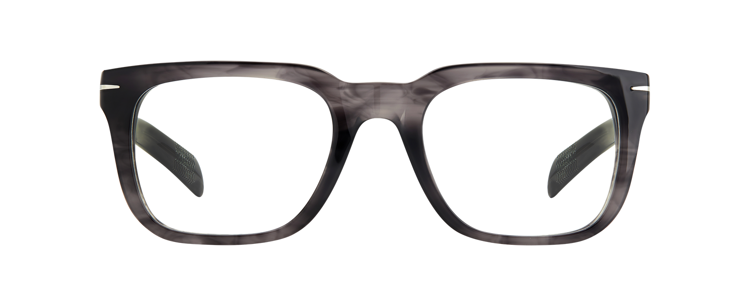 DB 7070 Grey Horn Frames 105327 EYEWEAR by DAVID BECKHAM