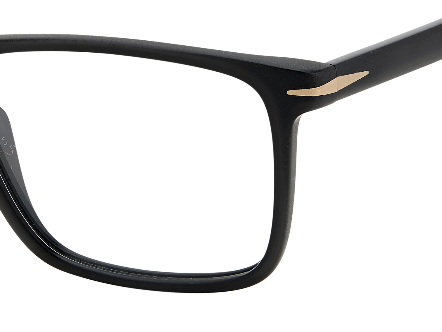 DB 1124 Matte Black Frames 107048 EYEWEAR by DAVID BECKHAM