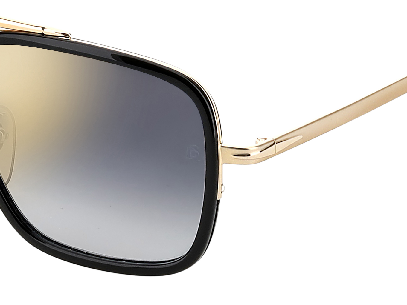 DB 7002/S - Gold Black - Grey Shaded Gold Mirror