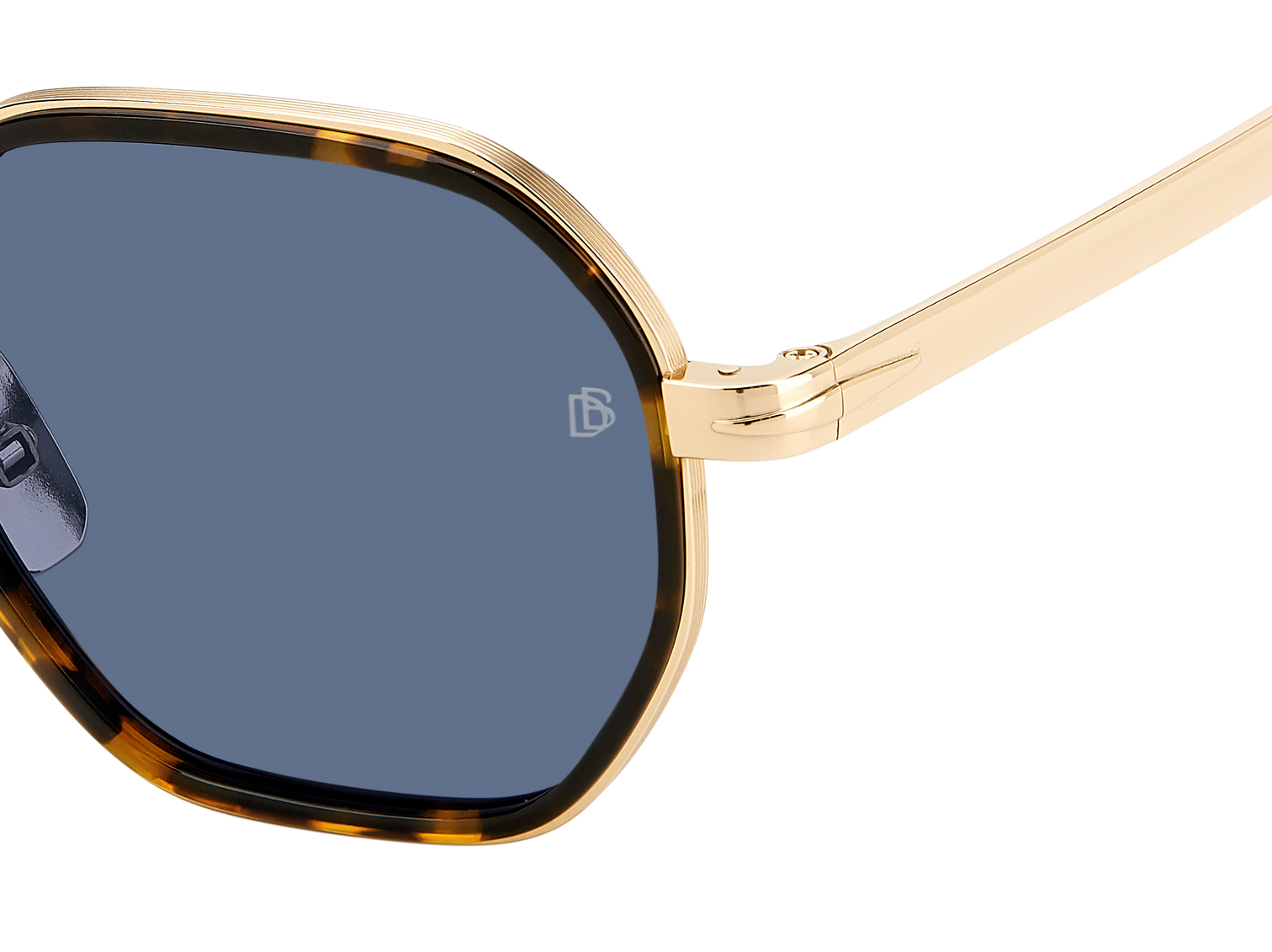 DB 1097 S Gold Havana Blue 205309 EYEWEAR by DAVID BECKHAM