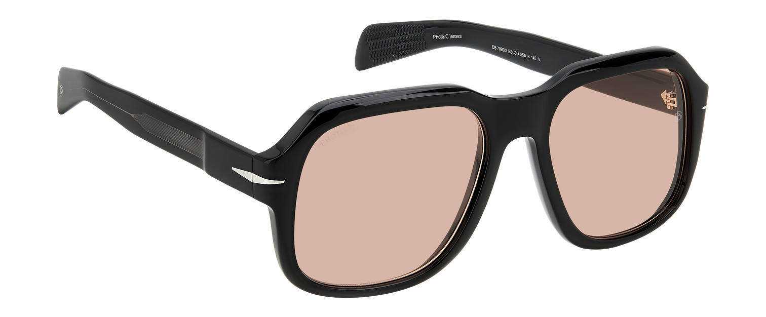 DB 7090/S - Black Silver - Nude Photocromatic