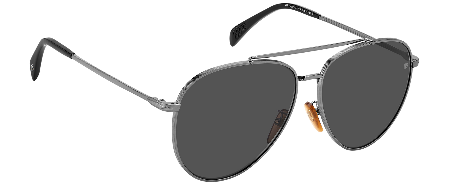 DB 1102 F S Dark Ruthenium Grey 205315 EYEWEAR by DAVID