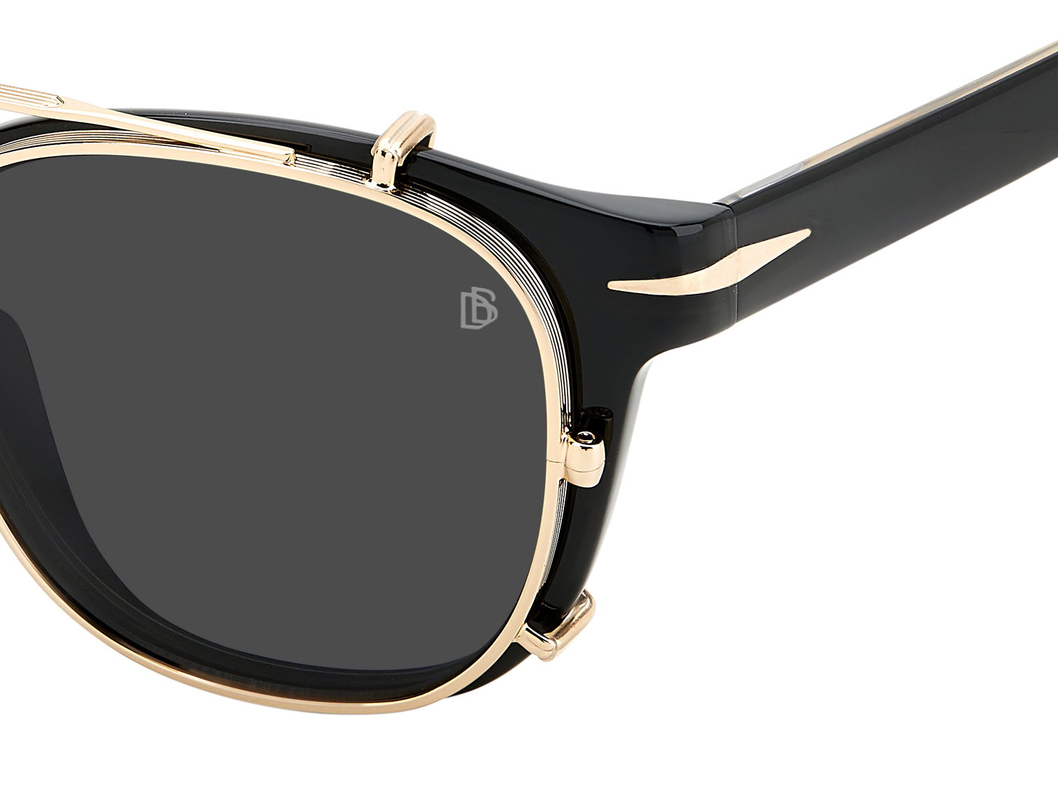 DB 1117 CS Grey Horn Green Mirror 205844 EYEWEAR by DAVID